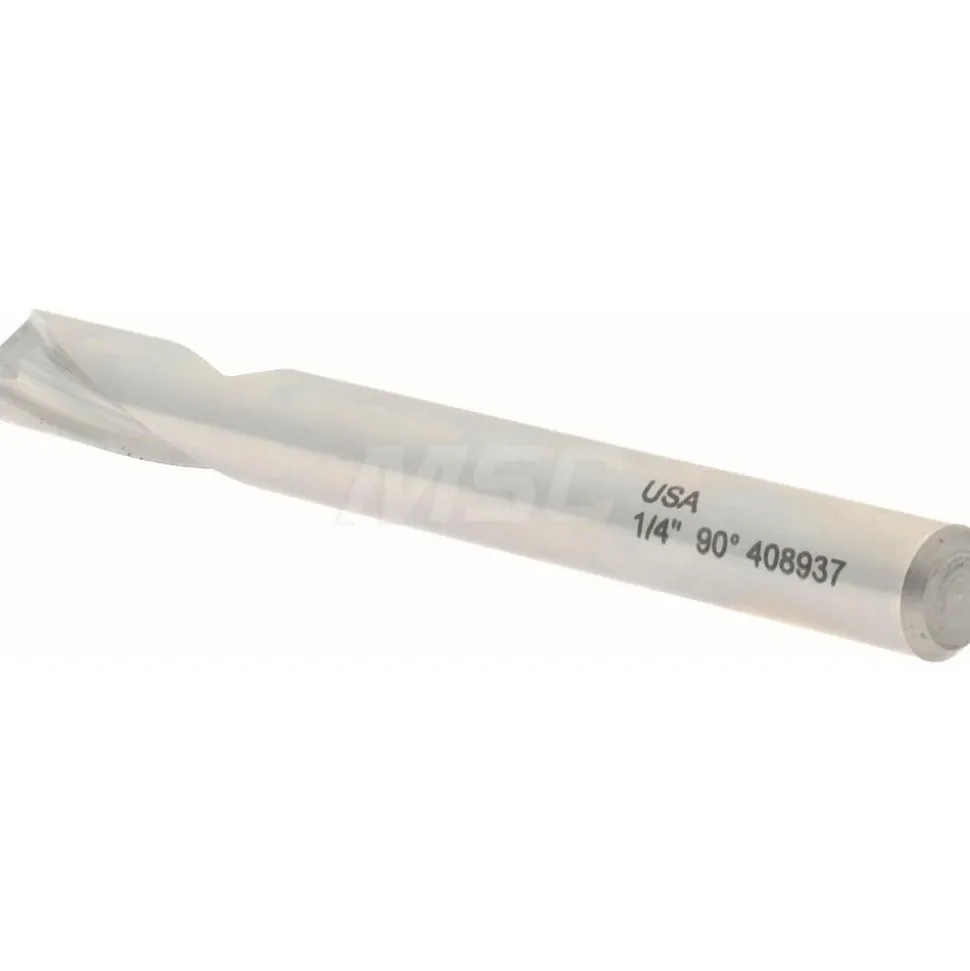 Spotting Drill: 1/4" Dia, 90 deg, 2-5/8" OAL, Cobalt M-42