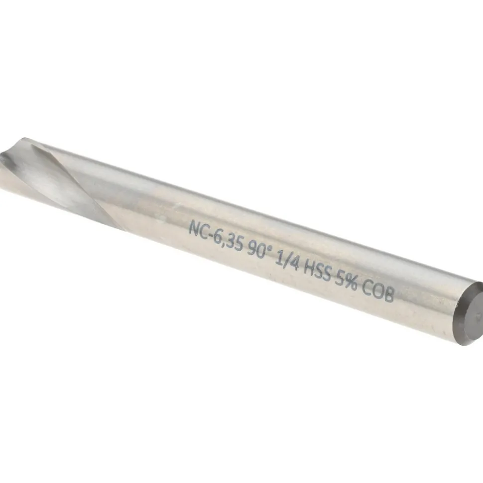 Spotting Drill: 1/4" Dia, 90 deg, 2-5/8" OAL, Cobalt M-35 (HSS-E)