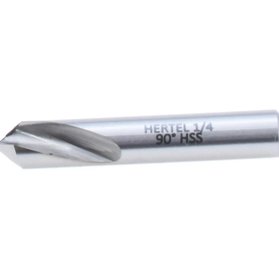 Spotting Drill: 1/4" Dia, 90 deg, 1-1/2" OAL, High-Speed Steel