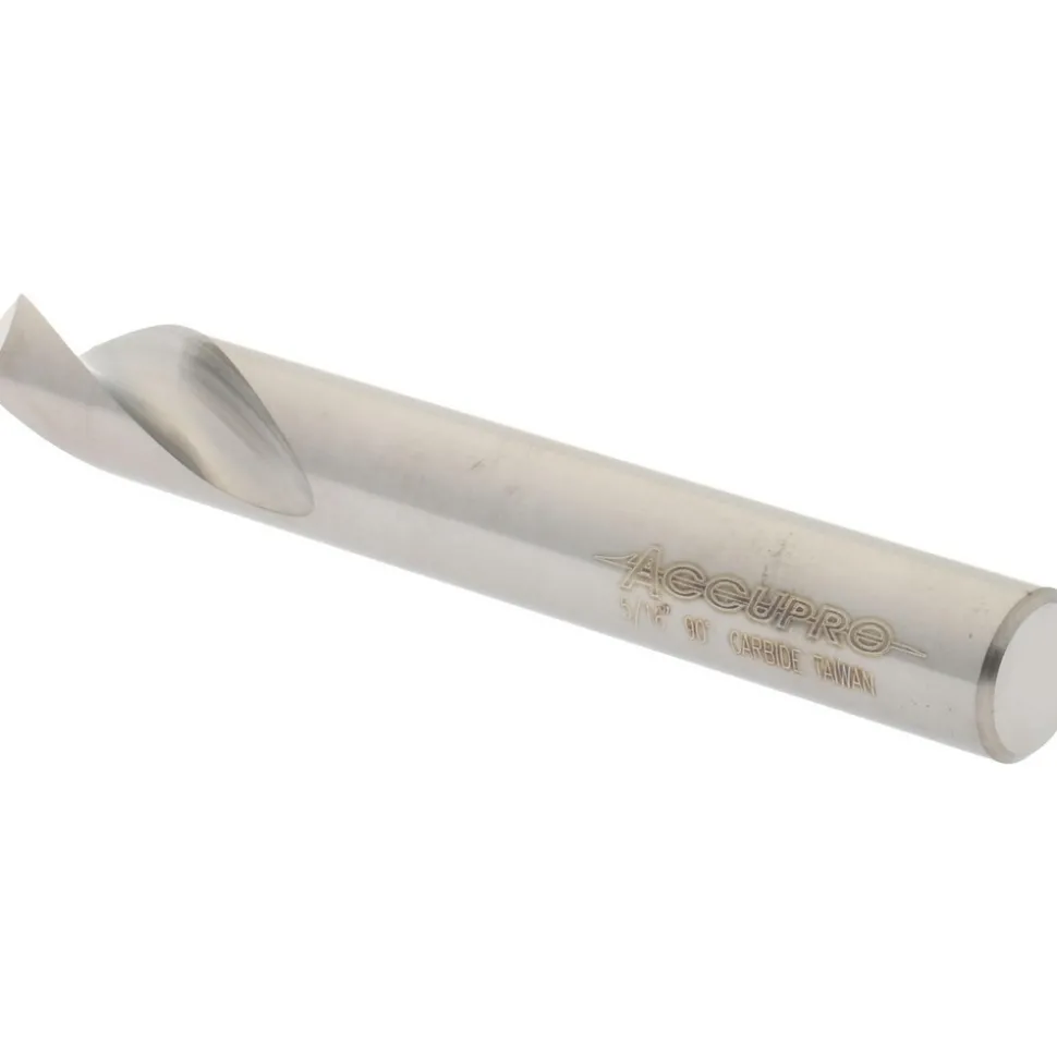 Spotting Drill: 5/16" Dia, 90 deg, 2-1/2" OAL, Solid Carbide