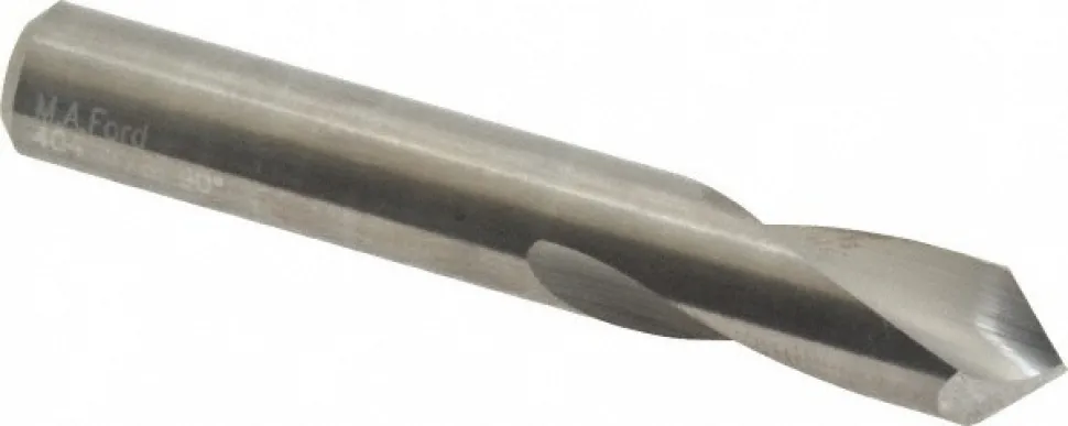 Spotting Drill: 3/8" Dia, 90 deg, 2-1/2" OAL, Solid Carbide