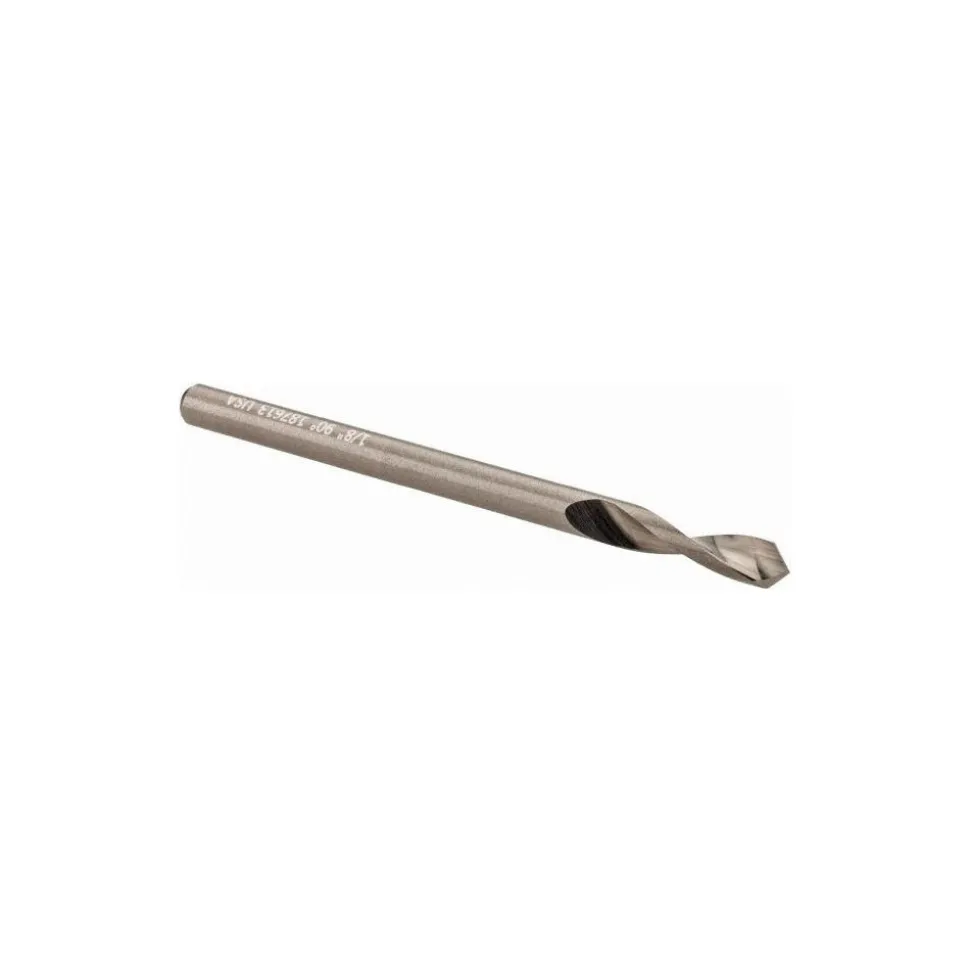 Spotting Drill: 1/8" Dia, 90 deg, 2" OAL, Solid Carbide