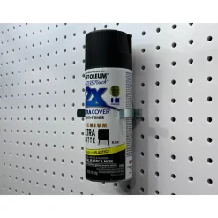 Spring Clip/Spray Can Holder Pegboard Hook