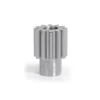 Spur Gear: 12 Teeth, 1/4" Bore Dia