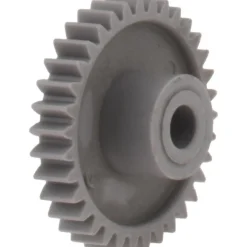 Spur Gear: 34 Teeth, 1/4" Bore Dia