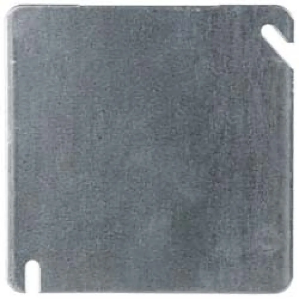 Square Electrical Box Cover: Steel