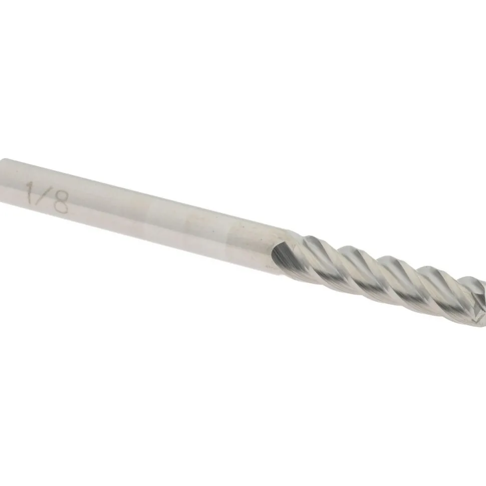 Square End Mill: 1/8" Dia, 1/2" LOC