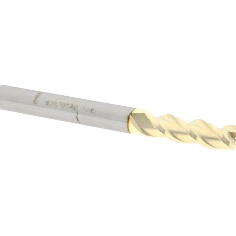 Square End Mill: 1/4" Dia, 3/4" LOC