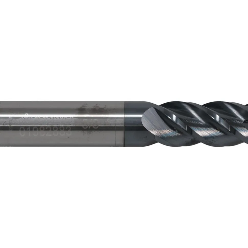 Square End Mill: 5/8" Dia, 1-1/4" LOC
