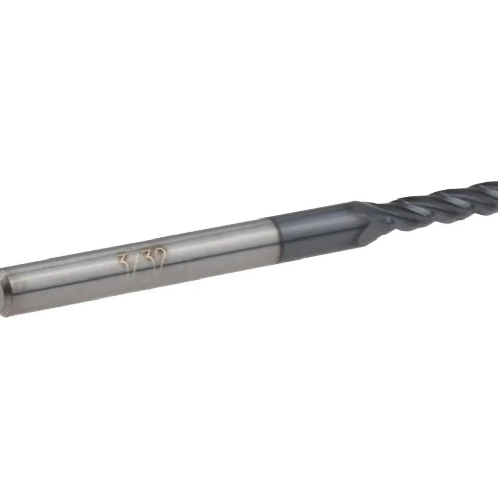 Square End Mill: 0.0938" Dia, 0.3750" LOC