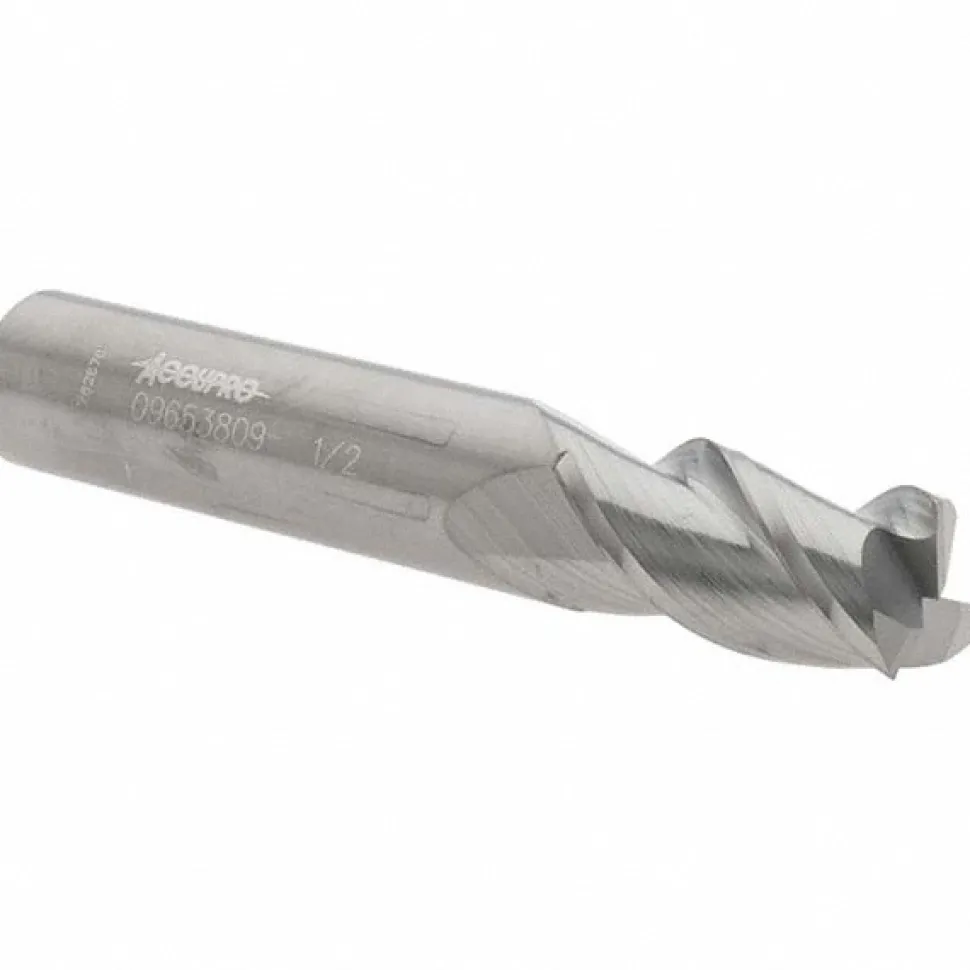 Square End Mill: 1/2" Dia, 1" LOC