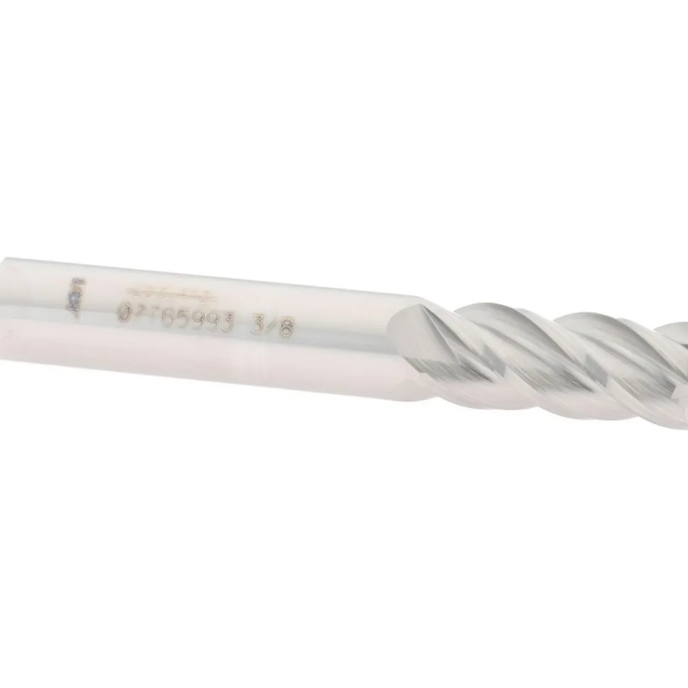 Square End Mill: 3/8" Dia, 7/8" LOC