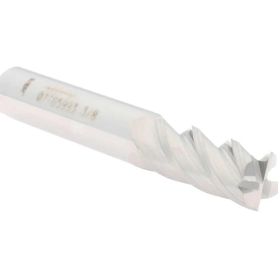 Square End Mill: 3/8" Dia, 7/8" LOC