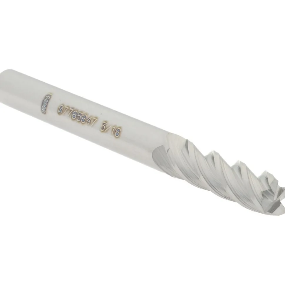 Square End Mill: 3/16" Dia, 5/8" LOC