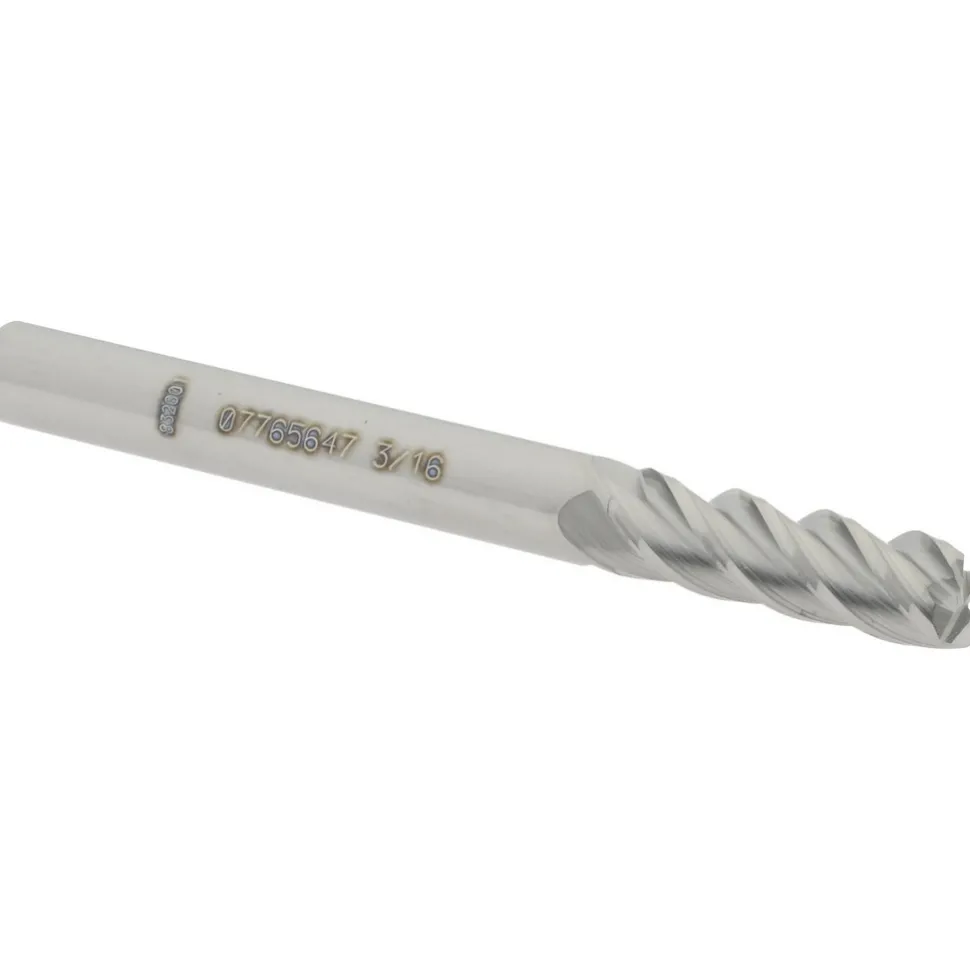 Square End Mill: 3/16" Dia, 5/8" LOC