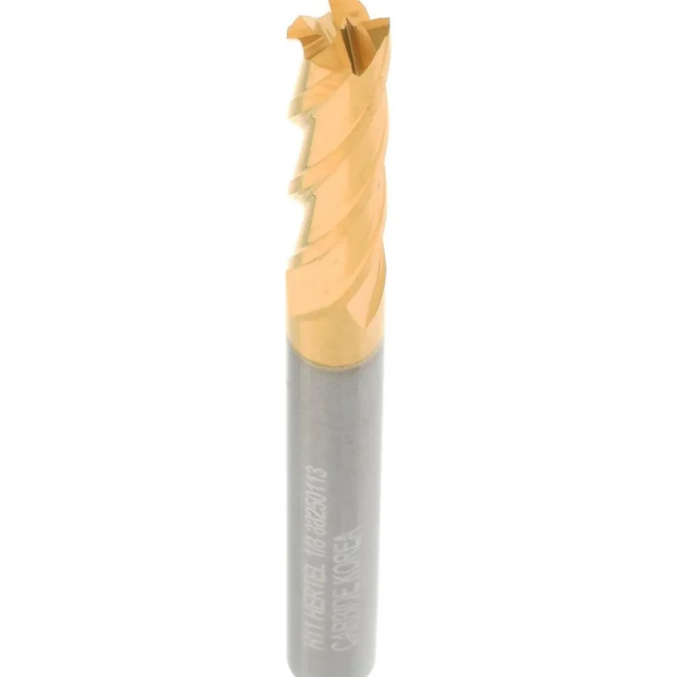 Square End Mill: 1/8" Dia, 1/2" LOC