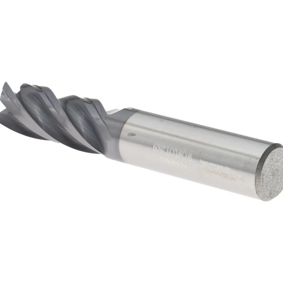 Square End Mill: 1/2" Dia, 1-1/4" LOC