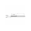 Square End Mill: 3/32" Dia, 3/8" LOC