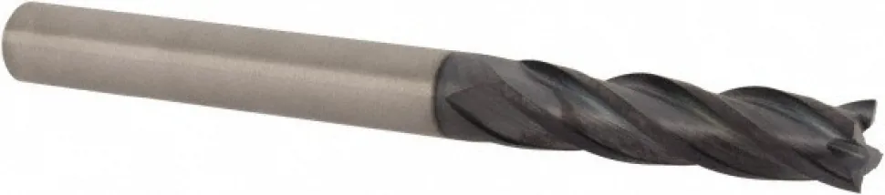 Square End Mill: 1/4" Dia, 1" LOC