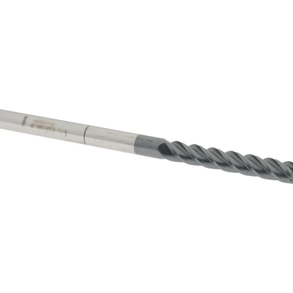 Square End Mill: 1/4" Dia, 1-1/2" LOC