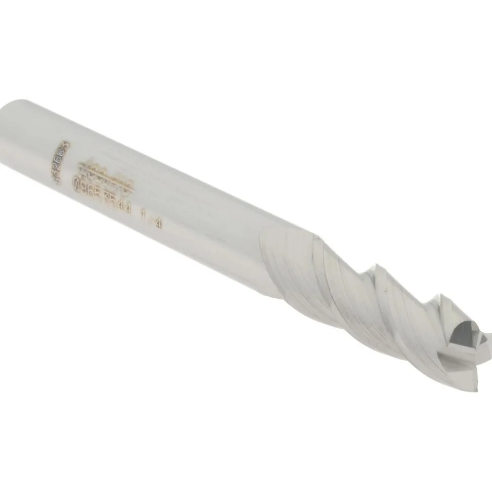 Square End Mill: 1/4" Dia, 3/4" LOC