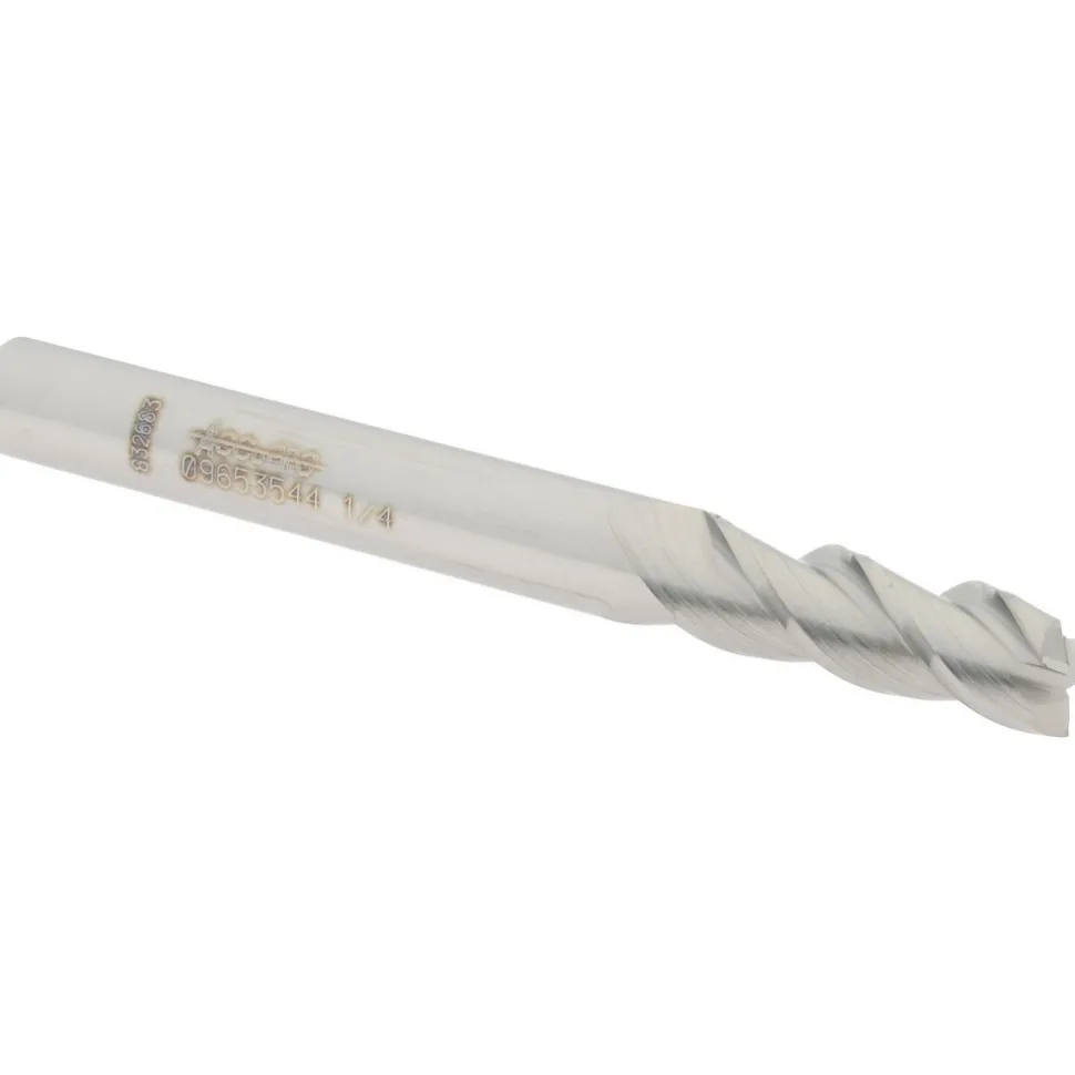Square End Mill: 1/4" Dia, 3/4" LOC