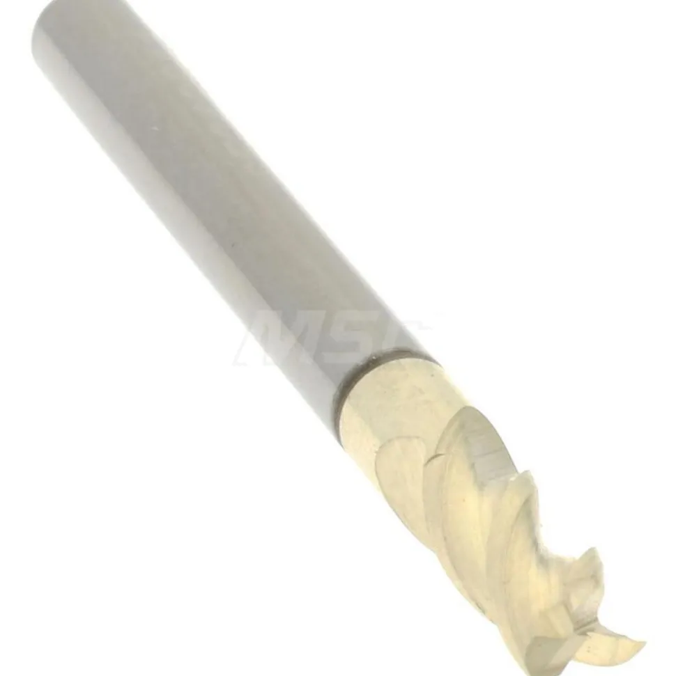 Square End Mill: 1/8" Dia, 1/4" LOC