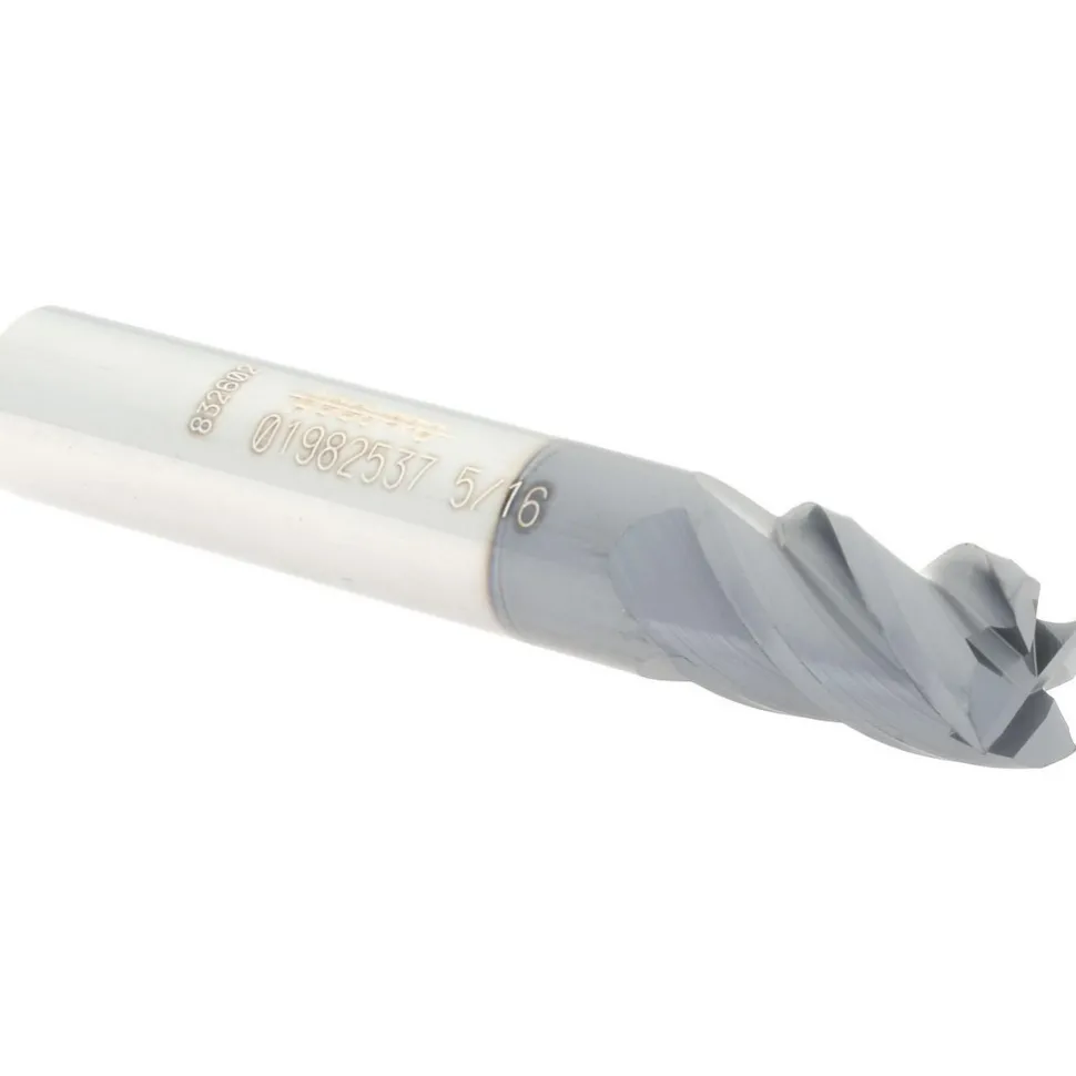 Square End Mill: 5/16" Dia, 1/2" LOC