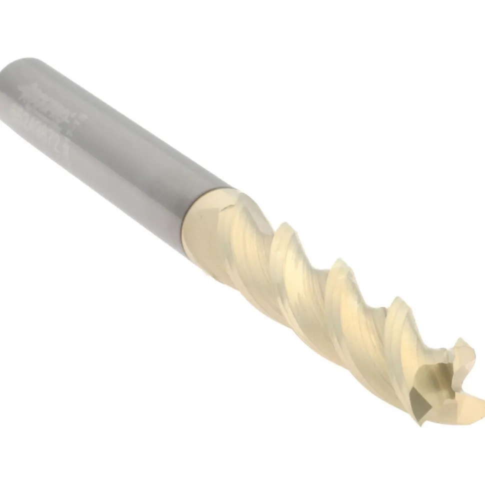 Square End Mill: 1/4" Dia, 1-1/4" LOC
