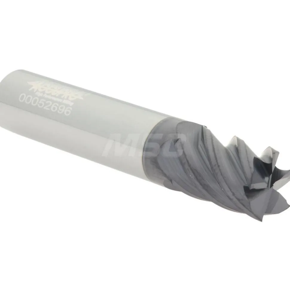 Square End Mill: 3/8" Dia, 1/2" LOC