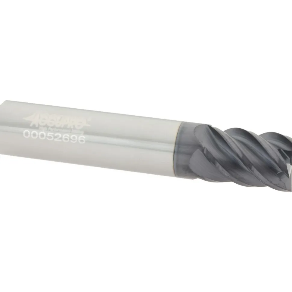 Square End Mill: 3/8" Dia, 1/2" LOC