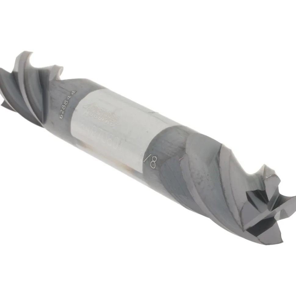 Square End Mill: 3/8" Dia, 1/2" LOC