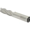 Square End Mill: 1/2" Dia, 1-1/2" LOC, 4 Flute, High Speed Steel