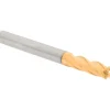 Square End Mill: 1/4" Dia, 3/4" LOC, 4 Flute, Solid Carbide