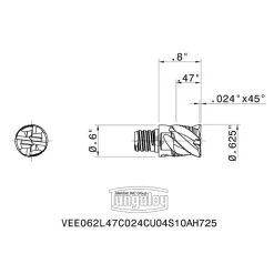 Square End Mill Head