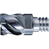Square End Mill Heads; Mill Dia (Inch): 1/2; Mill Dia (Decimal Inch): 0.5000; Number of Flutes: 4; Length of Cut (Decimal Inch): 0.5000; Connection Type: PXVC; Overall Length (Inch): 0.7480 in; Material: Solid Carbide; Finish/Coating: Cr; Cutting Direction: Right Hand