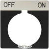 Square, Legend Plate - Off-On