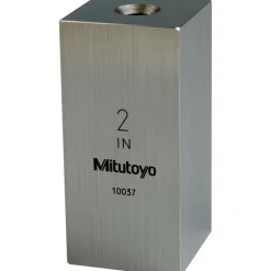 Square Steel Gage Block: 2", Grade 0