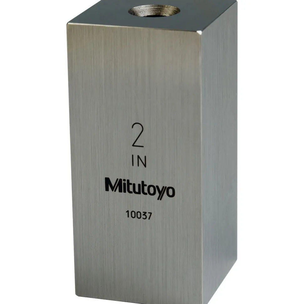 Square Steel Gage Block: 2", Grade 0