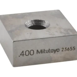 Square Steel Gage Block: 0.4", Grade 0