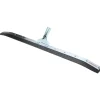 Squeegee: 36" Blade Width, Rubber Blade, Tapered Handle Connection