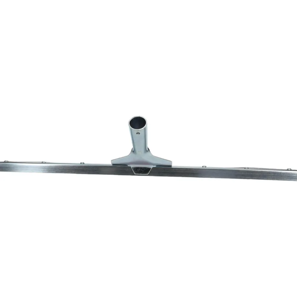 Squeegee: 24" Blade Width, Rubber Blade, Tapered Handle Connection