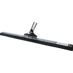 Squeegee: 24" Blade Width, Rubber Blade, Tapered Handle Connection
