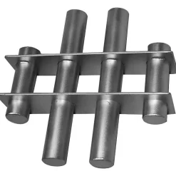 8" SS RARE EARTH RND GRATE
