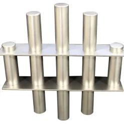 10" SS RARE EARTH RND GRATE