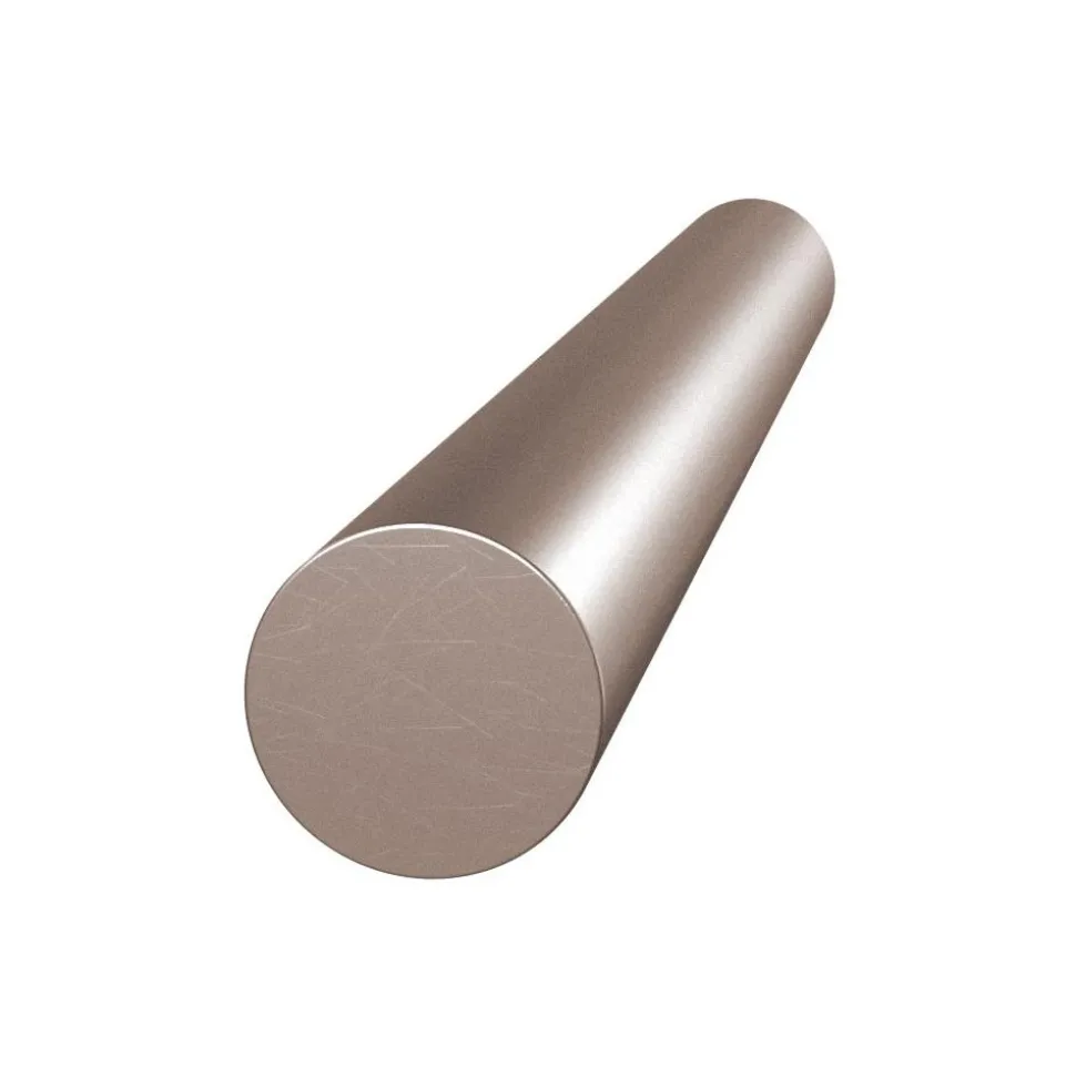 304 Stainless Steel Round Rod: 1/4" Dia, 6' Long