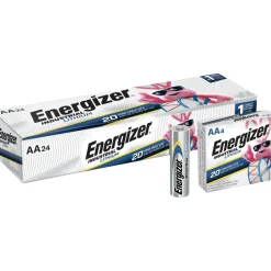 Standard Battery: Size AA, Lithium