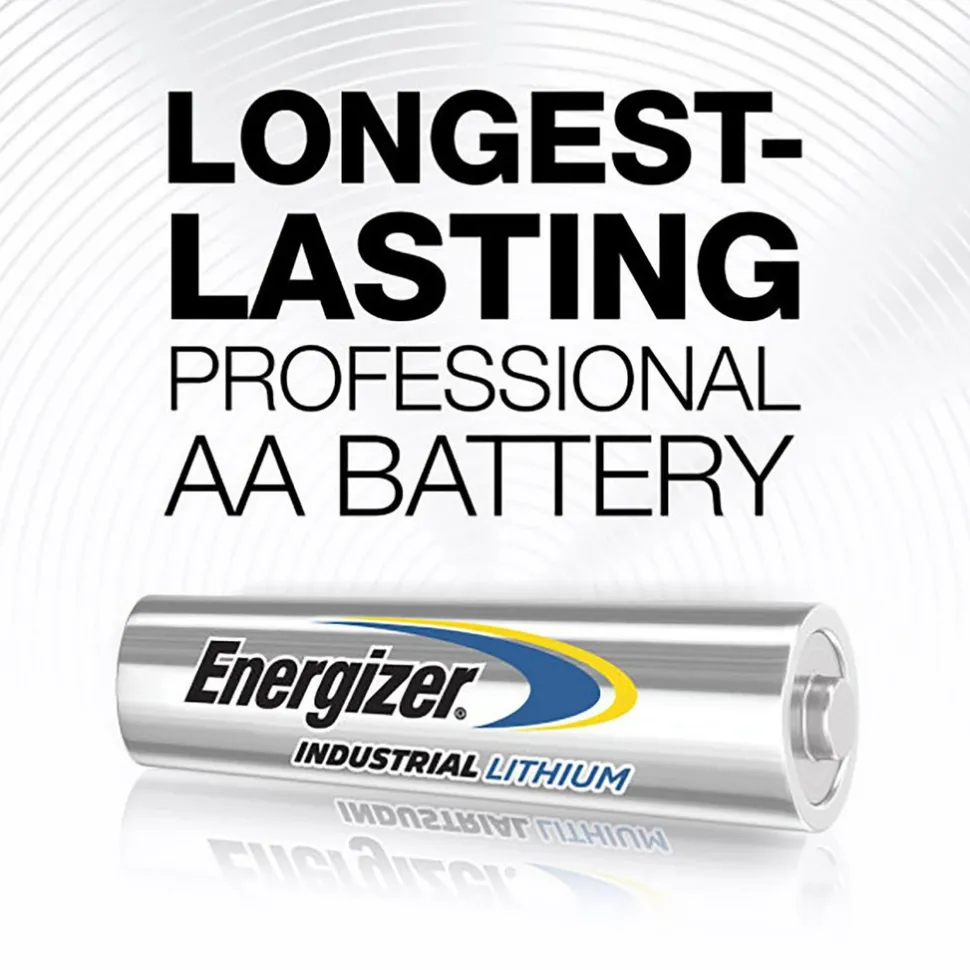 Standard Battery: Size AA, Lithium