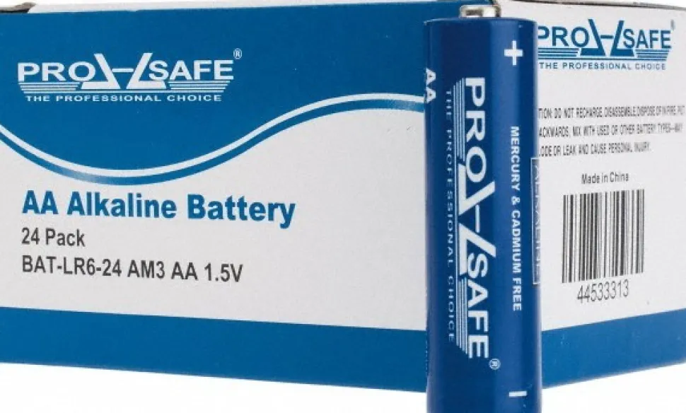 Standard Battery: Size AA, Alkaline