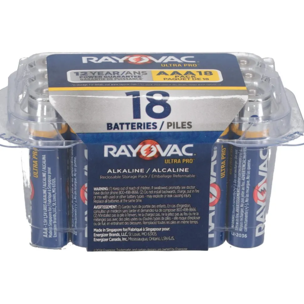 Standard Battery: Size AAA, Alkaline